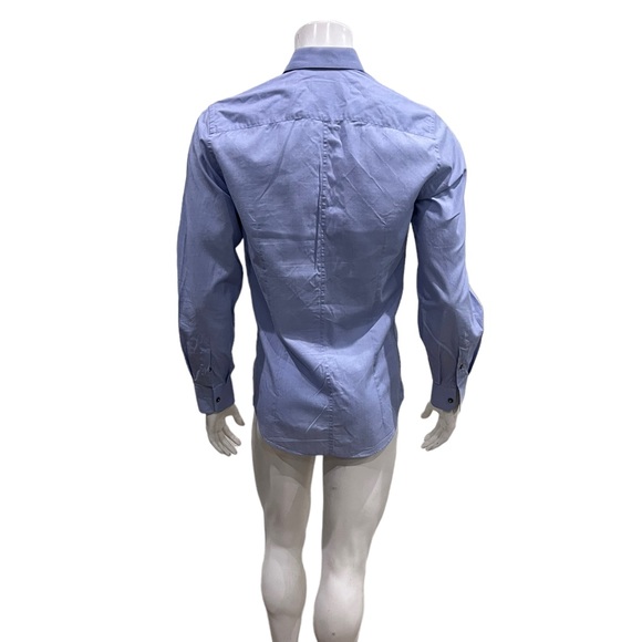 Dolce & Gabbana Martini Mens Blue Dress Shirt - Picture 3 of 7